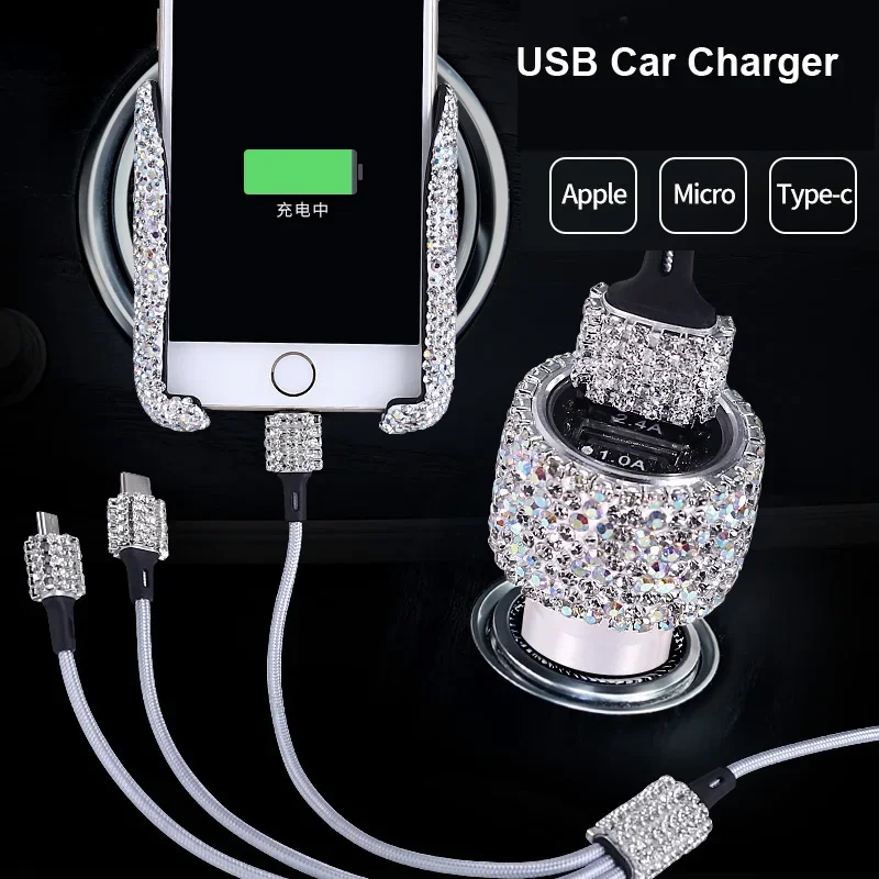 Interior Design Women - USB-autolader 5V 2.1A snelle adapter met