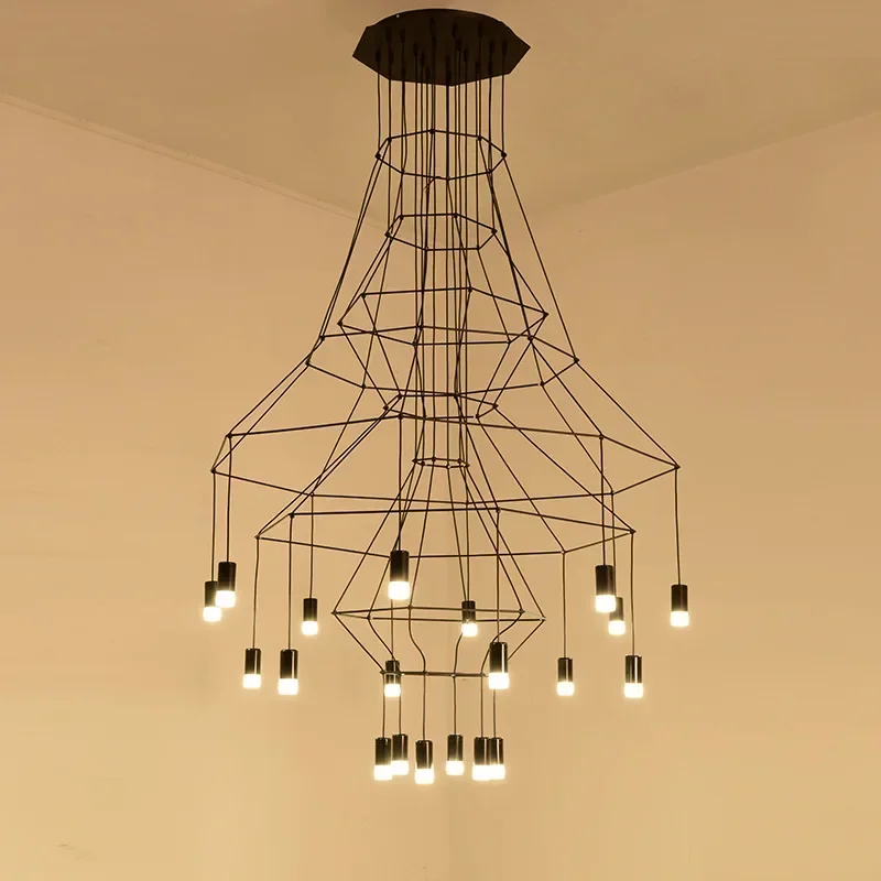 Interior Design Elements - Moderne creatieve trap led-kroonluchter acryl G9