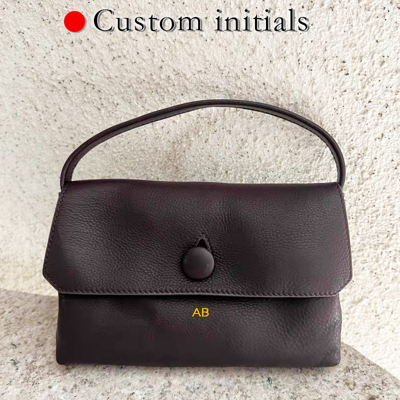 Interior Design Women - Aangepaste initialen Echt leer Mini De