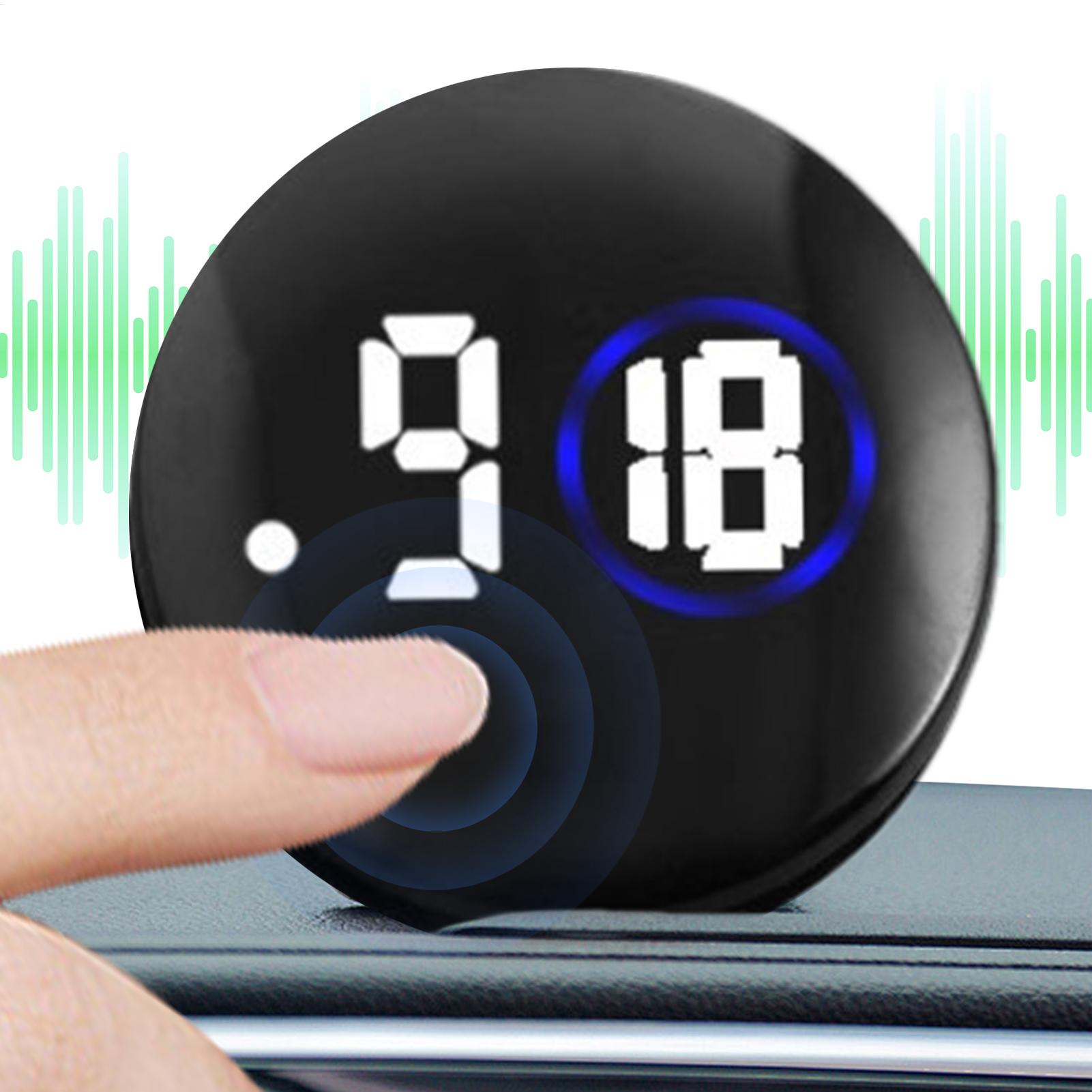 Interior Design Elements - Mini-kwartshorloges Auto-lichtgevende klokken Autodashboard LED-horloges Auto