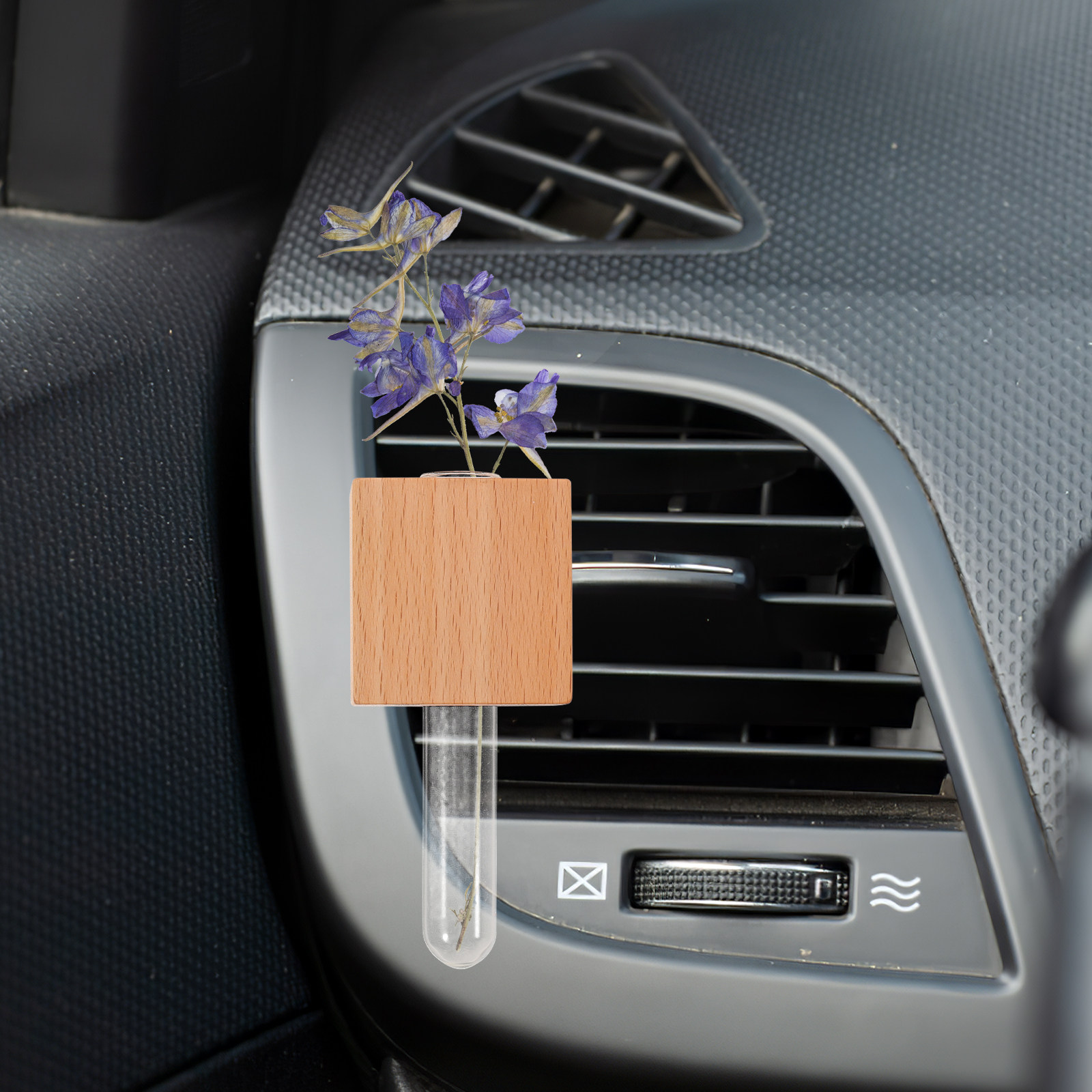 Interior Design Youtube - Auto-vaas met ventilatieclip, cilindrisch ontwerp, glazen