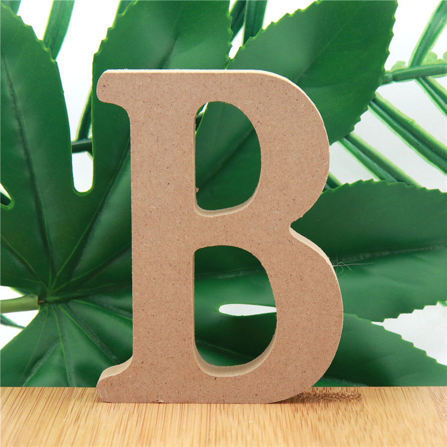 1Pc 10Cm Houtkleur Houten Lett - Interior Design Quotes recensie en prijs