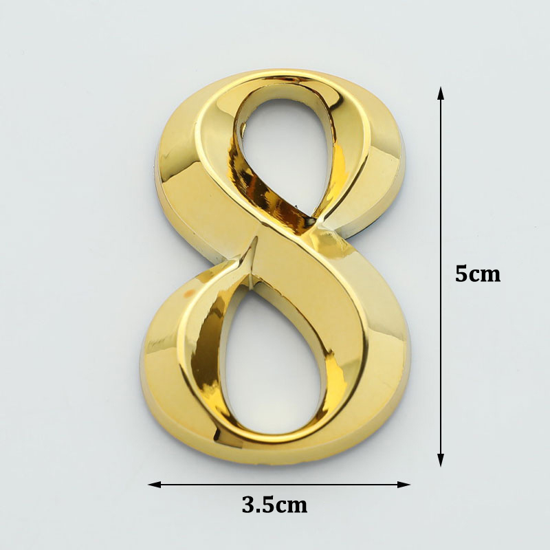 1Pc Creatieve Gouden Deurnumme - Interior Design Quotes recensie en prijs