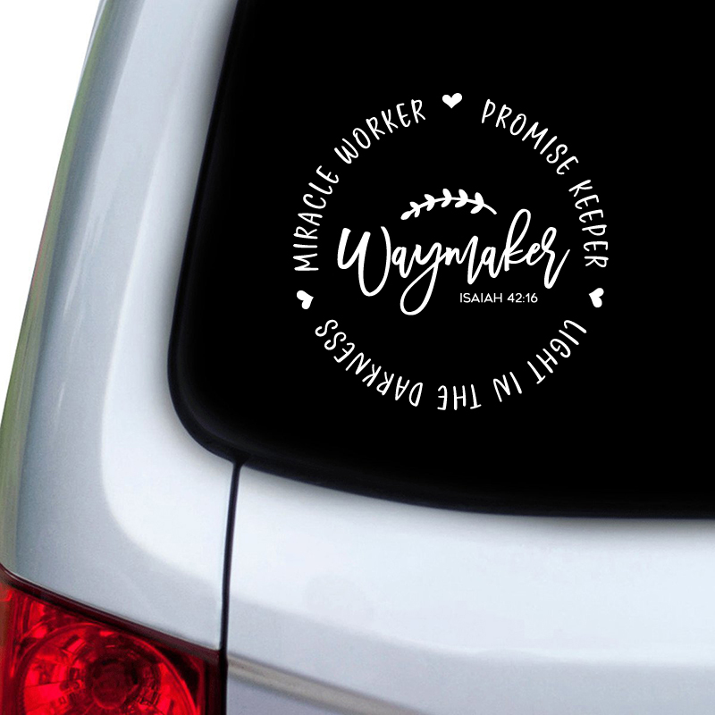 Waymaker Christian Quote Vinyl - Interior Design Quotes recensie en prijs