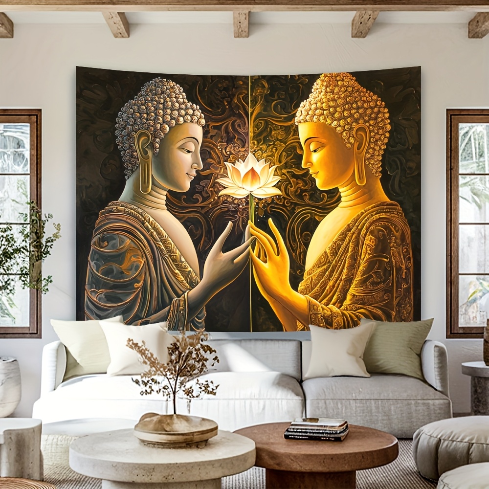 Boeddha Lotus Wandtapijt Spiri - Interior Design Zen Style recensie en prijs
