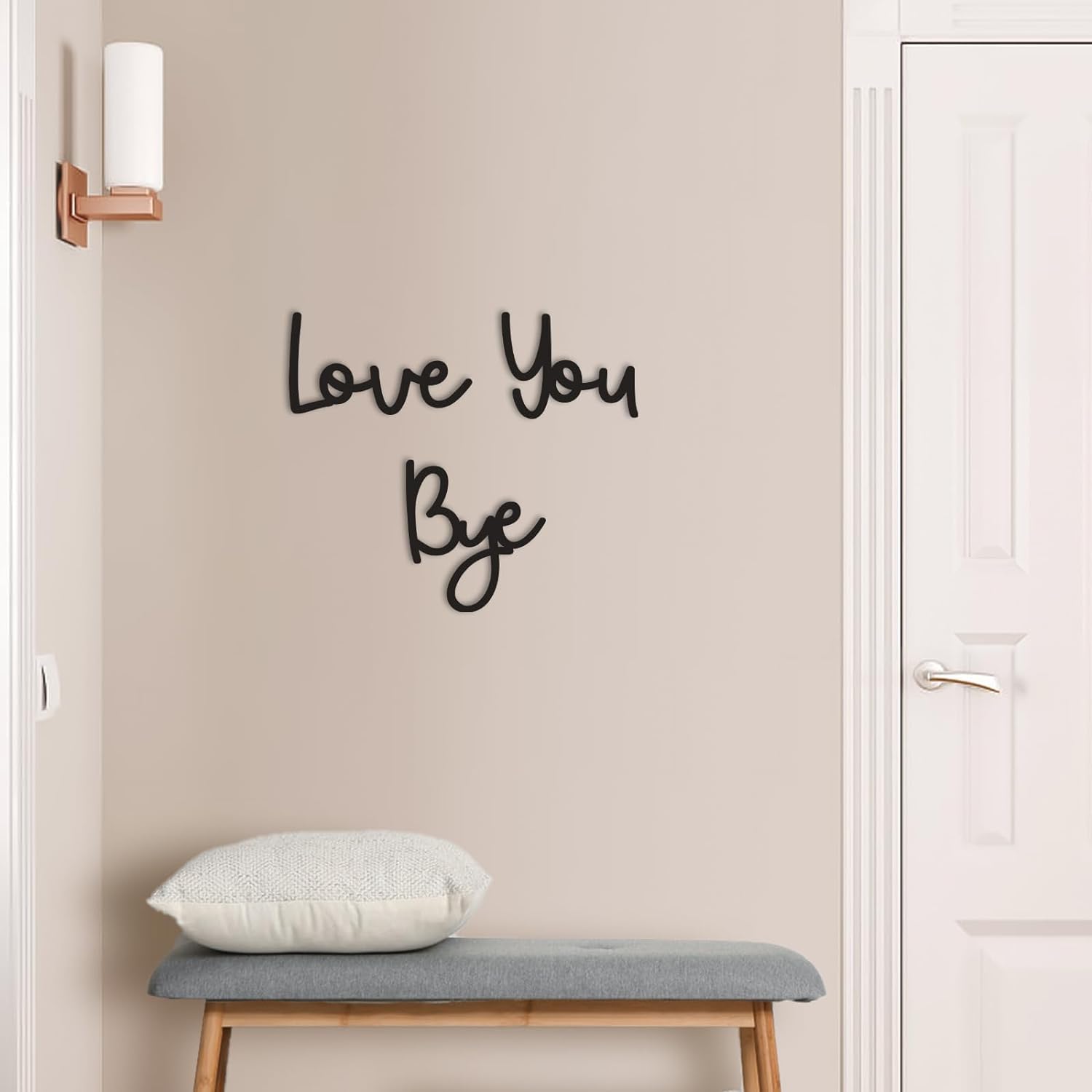 Love You Bye Wood Sign Home De - Interior Design Quotes recensie en prijs