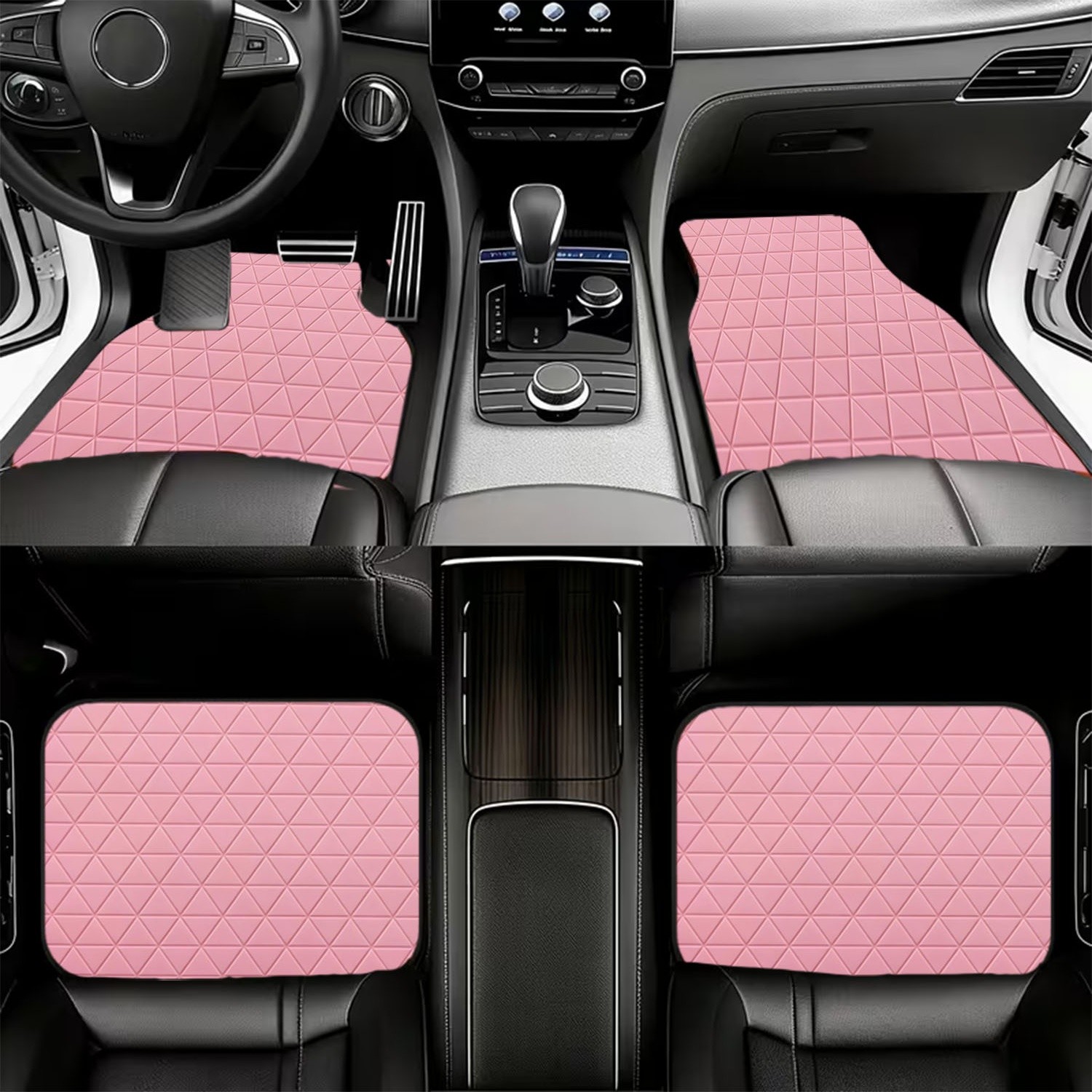 Set van 4 autovloermatten met  - Interior Design Grid recensie en prijs