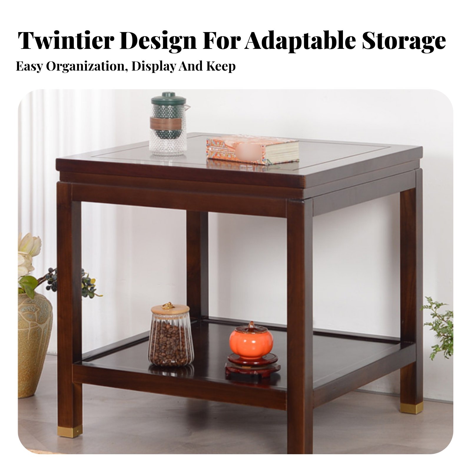 Vierkante tafel met twee nivea - Interior Design Minimalist recensie en prijs