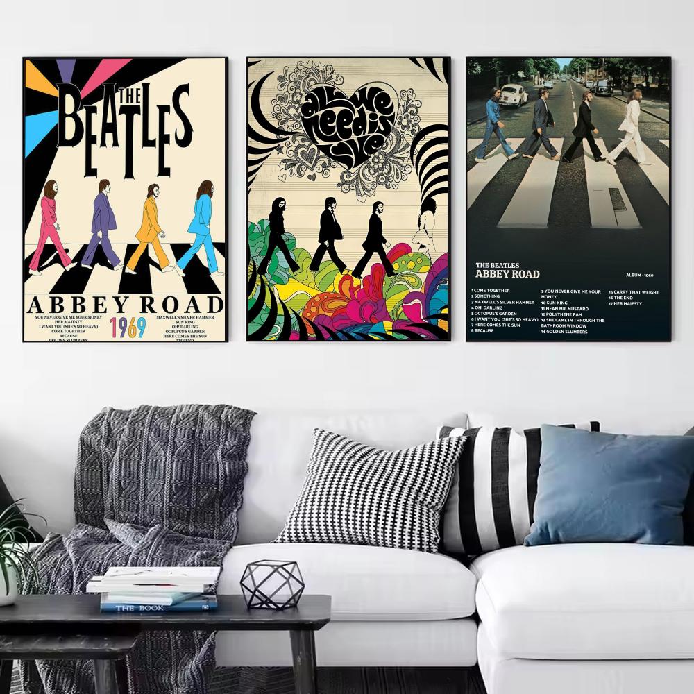 Popband T-The Beatles Poster M - Interior Design Minimalist recensie en prijs